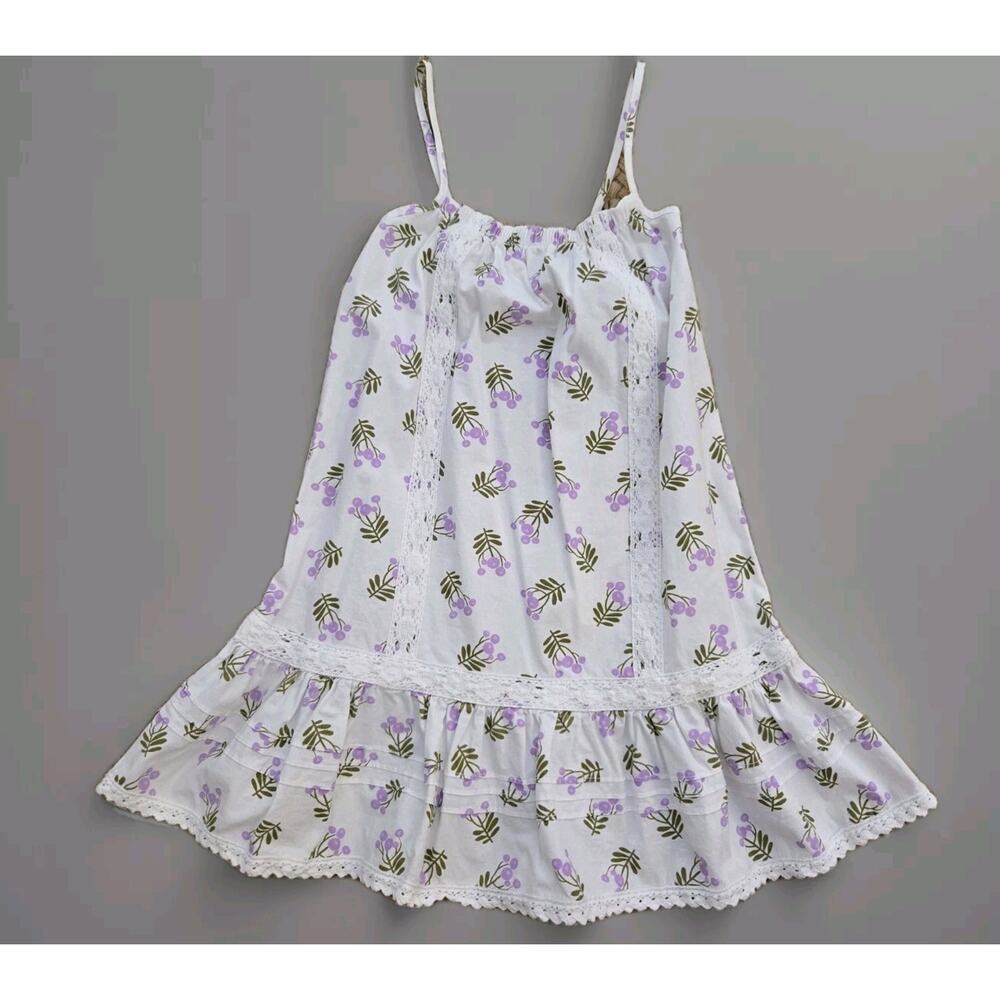 Pippen Lane Girl's Sleeveless Floral Back Button‎ Ruffle Bottom Dress Size 4T